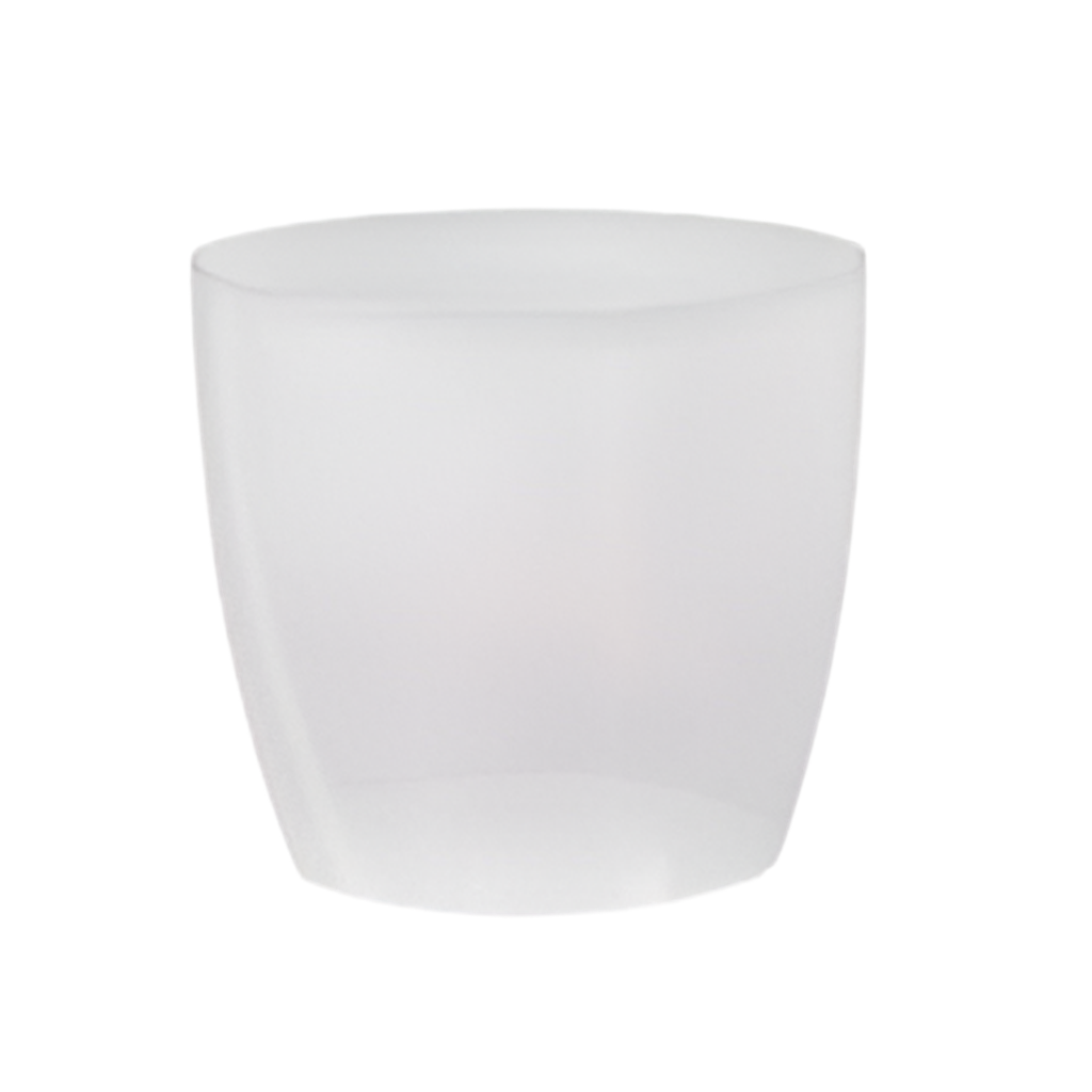 Plastona κασπώ πλαστικό στρογγυλό Rotto GOGREEN διάφανο ορχιδέας