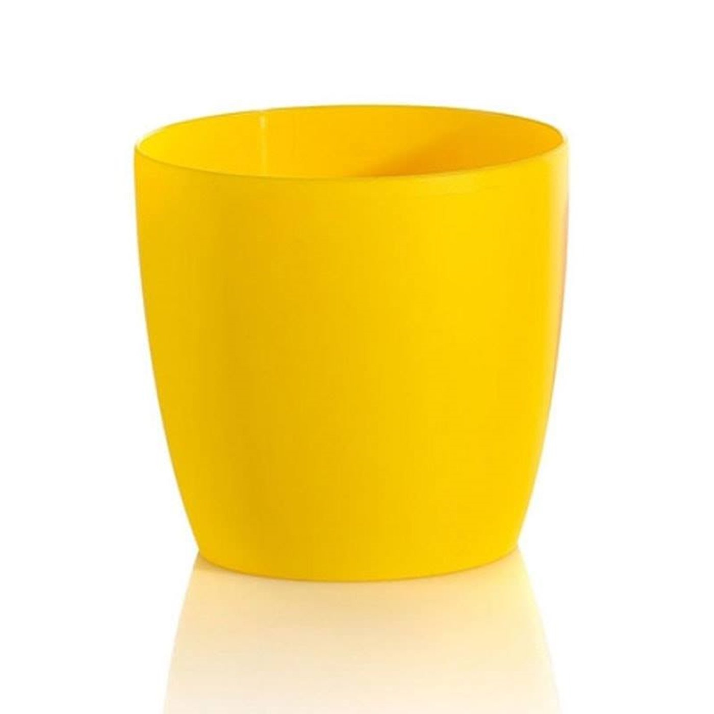 Plastona κασπώ πλαστικό στρογγυλό Rotto GOGREEN κίτρινο