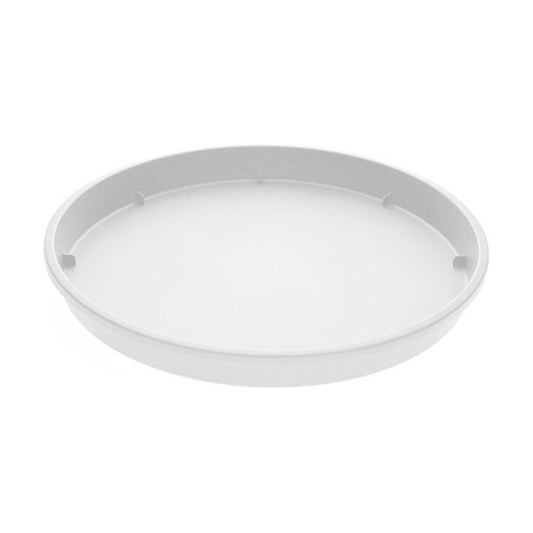 Viomes Πιάτο πλαστικό Στρογγυλό LINEA λευκό