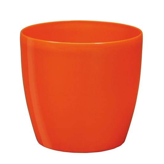 Plastona κασπώ πλαστικό στρογγυλό Rotto GOGREEN πορτοκαλί