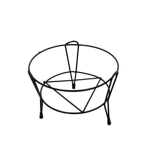 Μεταλλική γλαστροθήκη καθιστή μαύρο