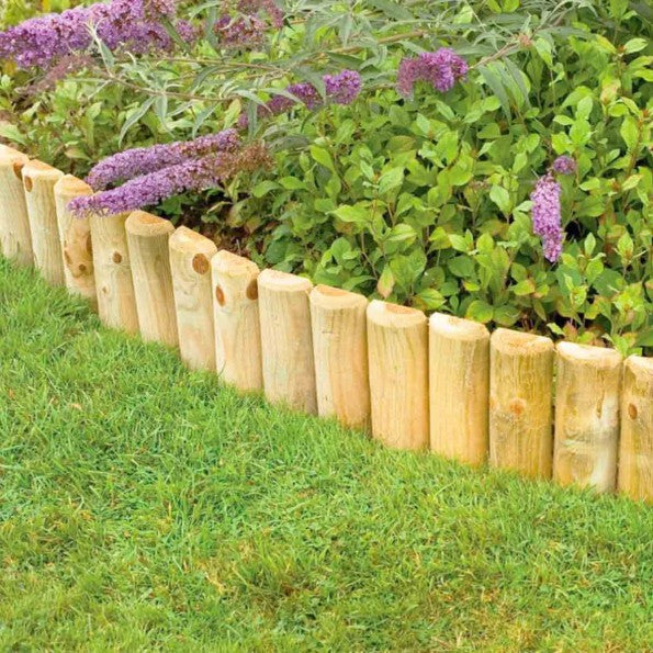 Ξύλινο ρολ μπαρ φράχτης κήπου 5*30*200