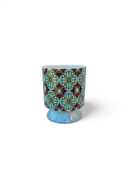 Κεραμικό κασπώ "Olive Elegance" 12,2*15