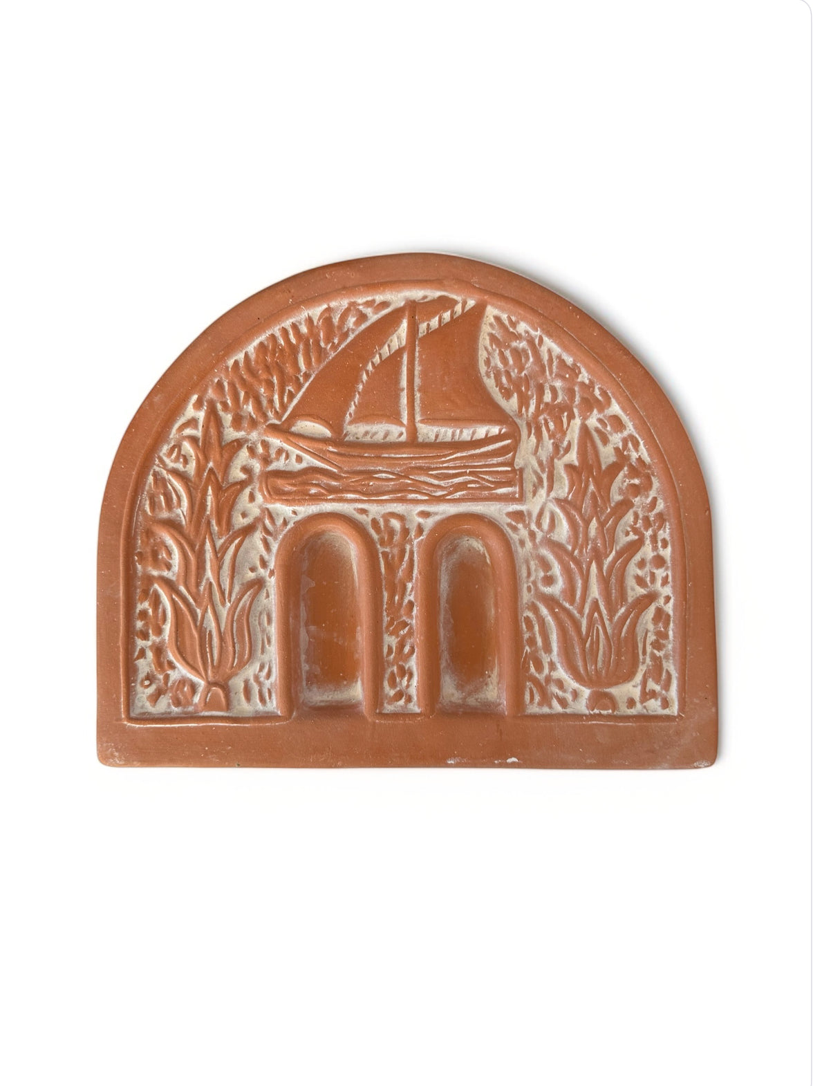 Κεραμική πλάκα καράβι