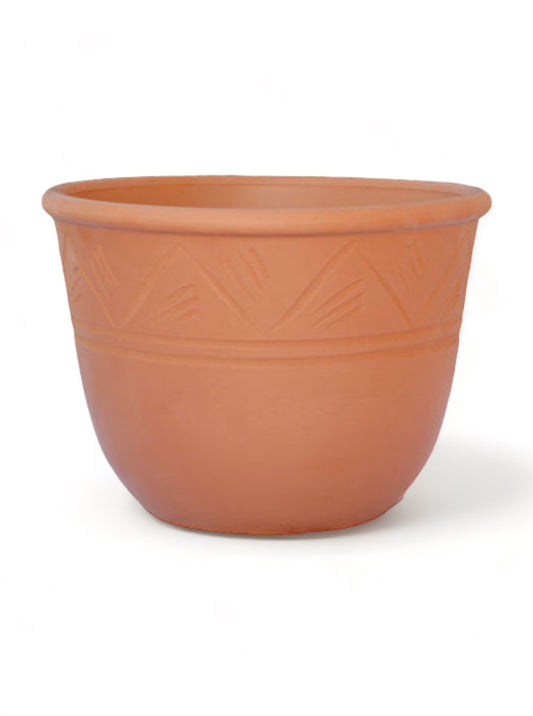 Ceramart Πήλινη Γλάστρα ΩΜΕΓΑ