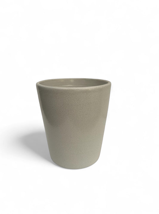 Κεραμικό κασπώ κύλινδρος ορχιδέας γκρι 14*15