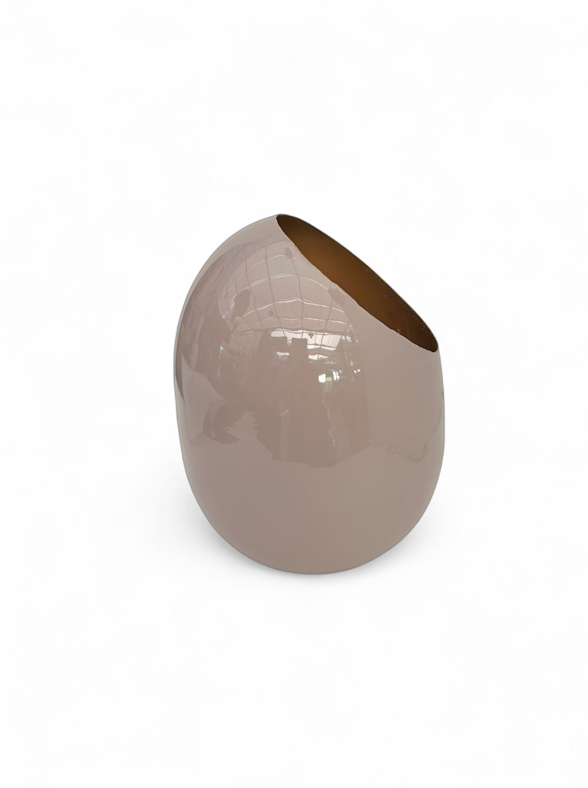 Μεταλλικό κασπώ αυγό σάπιο μήλο - χρυσό 13*18