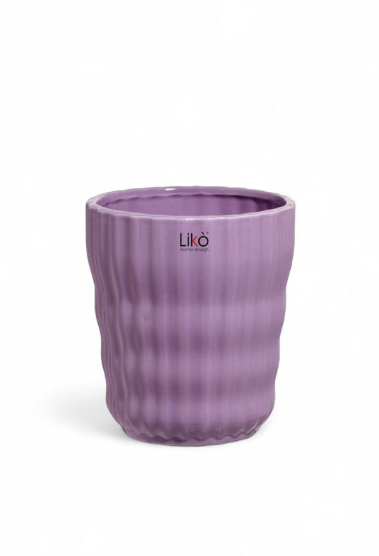 Κεραμικό κασπώ SUSAN ορχιδέας λιλά 13*14,5