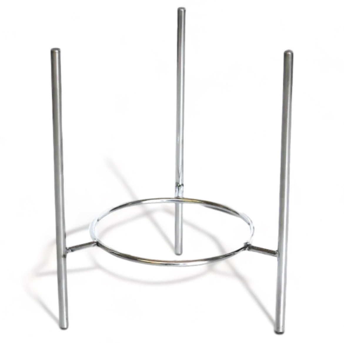 Βάση Μεταλλική Ασημί Για Κασπώ Φ15X17Υ