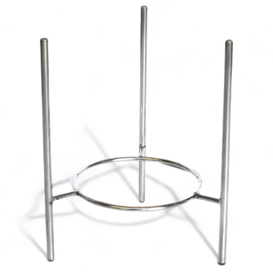 Βάση Μεταλλική Ασημί Για Κασπώ Φ15X17Υ