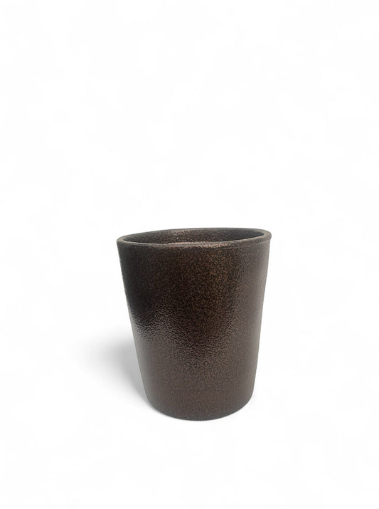 Κεραμικό κασπώ κύλινδρος ορχιδέας antique μπρονζέ 14*15