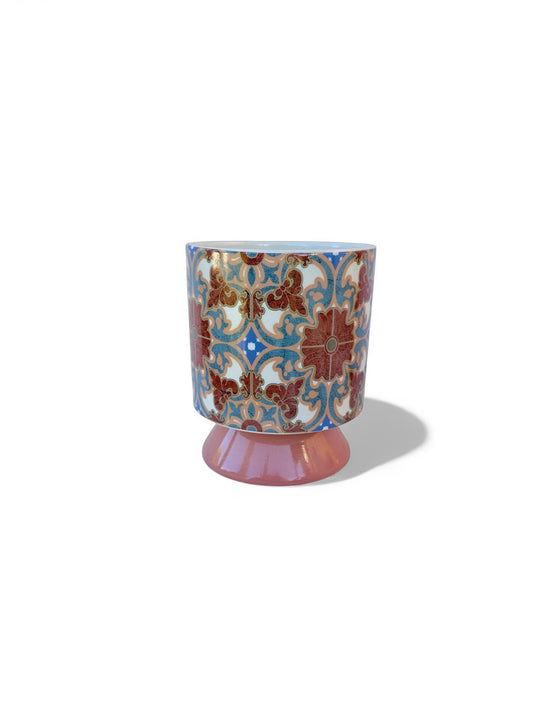 Κεραμικό κασπώ "Retro Azul" 12,2*15