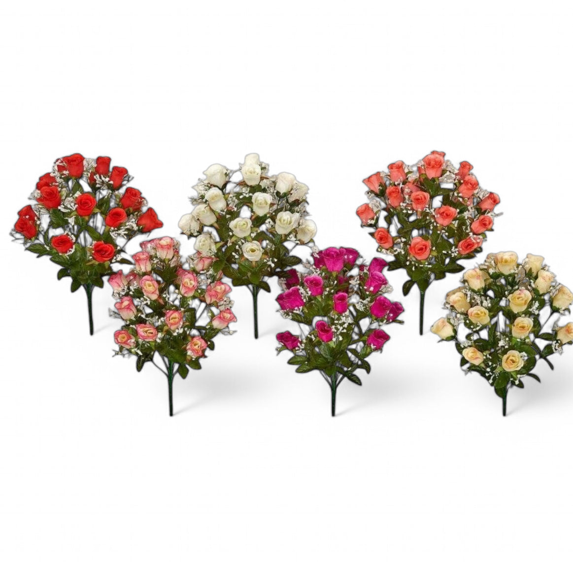 ΜΠΟΥΚΕΤΟ (ΡΙΖΑ) ΣΥΝΘΕΣΗ ΤΡΙΑΝΤΑΦΥΛΛΟ ΜΠΟΥΜΠΟΥΚΙ λευκό 50cm