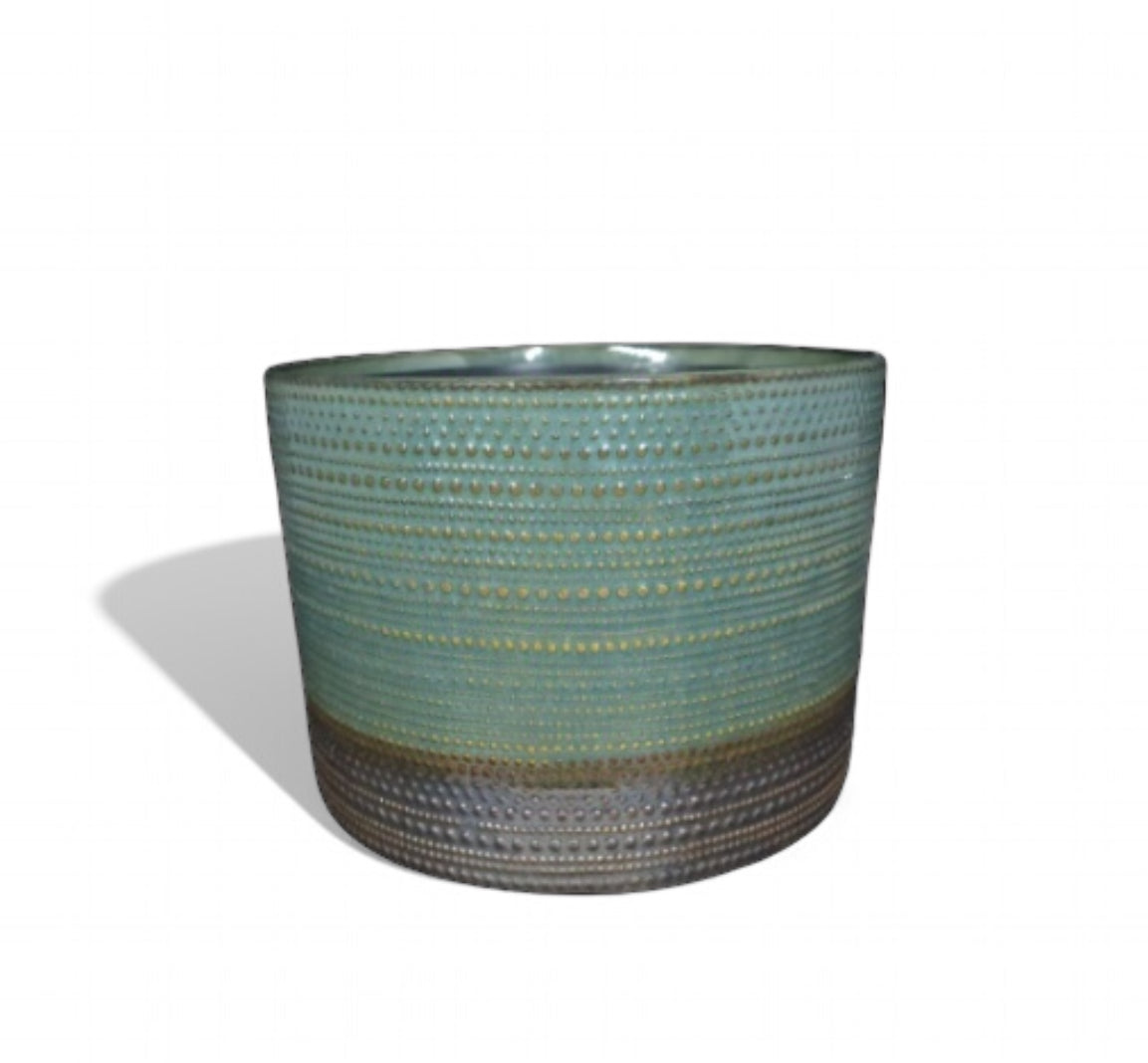 Κεραμικό κασπώ πράσινο 27*21