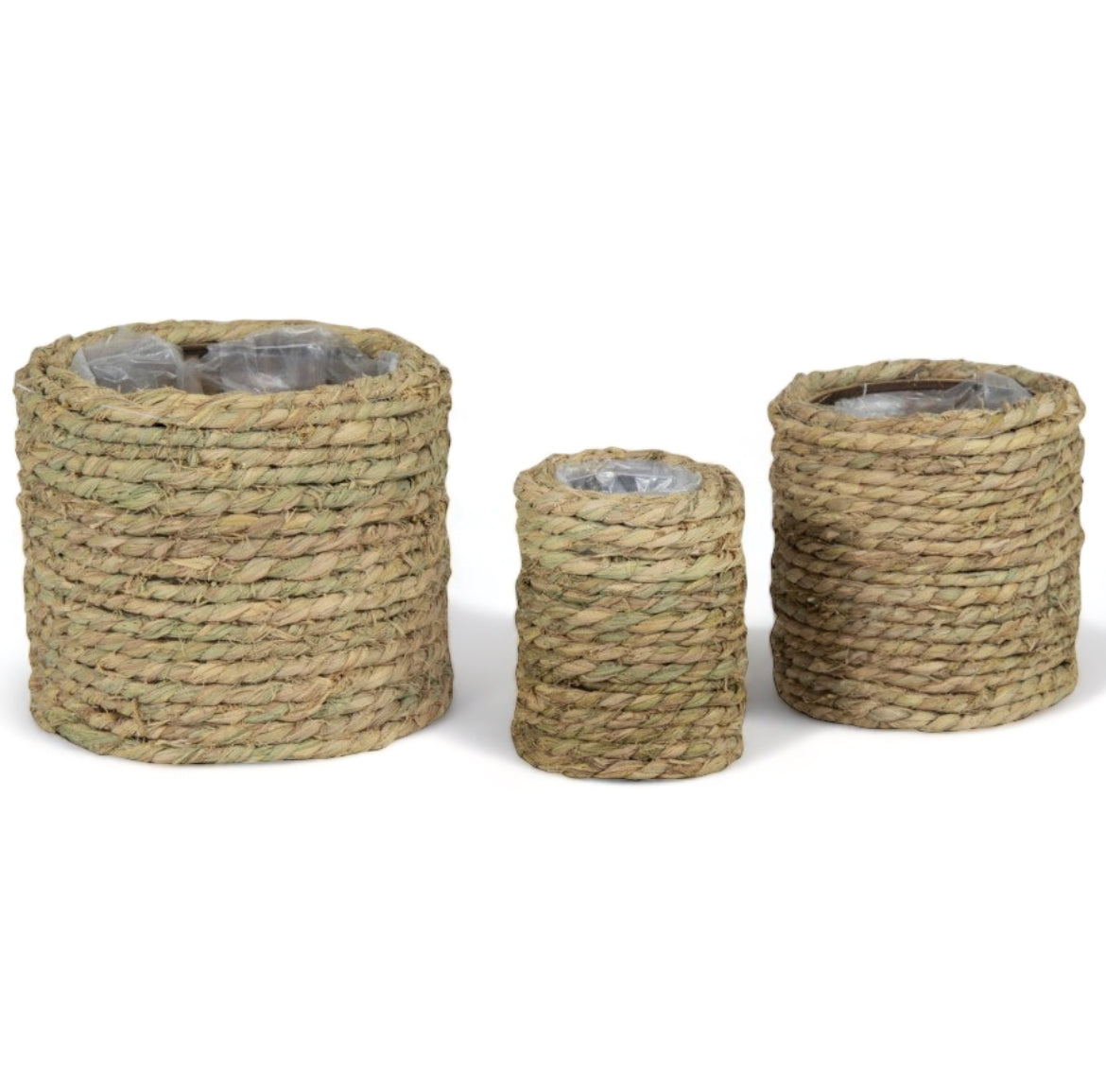 Καλάθι κασπώ ψάθινο 15.5*13