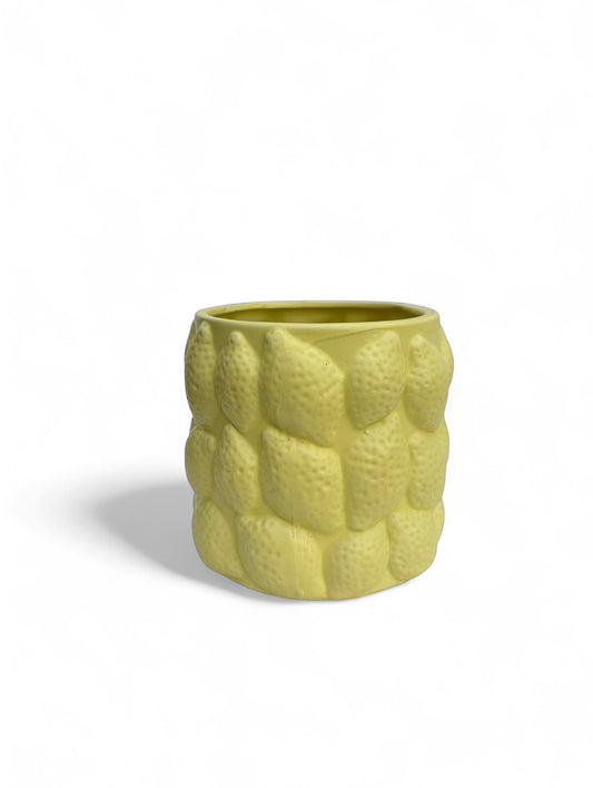 Κεραμικό κασπώ lemon κίτρινο 12*11