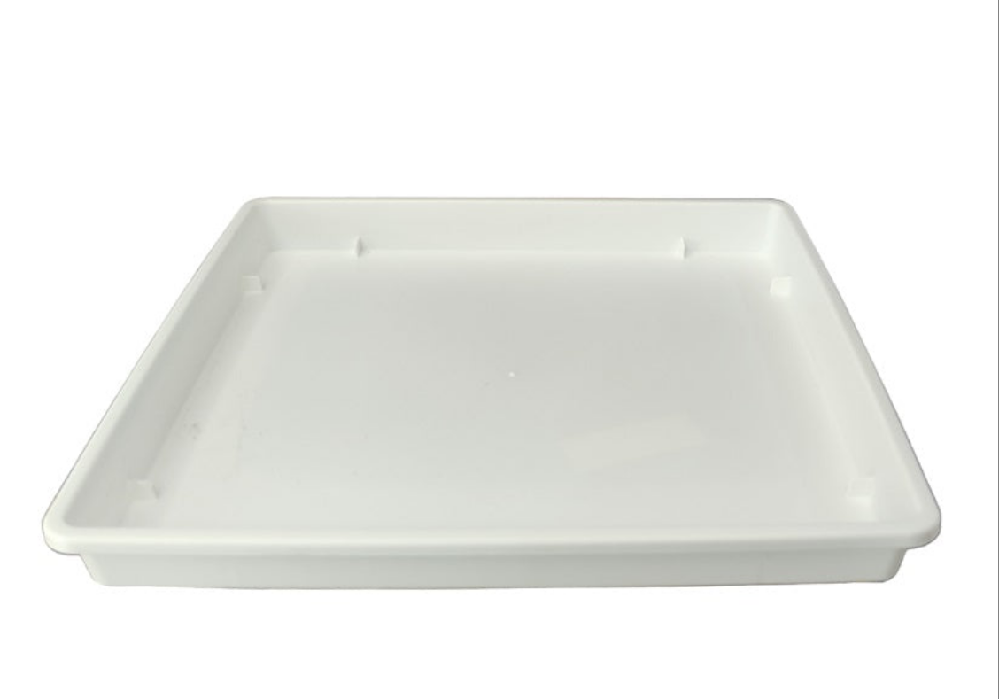 Viomes Πιάτο πλαστικό τετράγωνο LINEA Λευκό