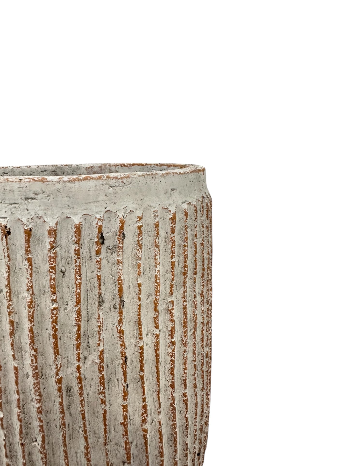 Τσιμεντένιο κασπώ κολόνα γκρι Ø12.5x15cm