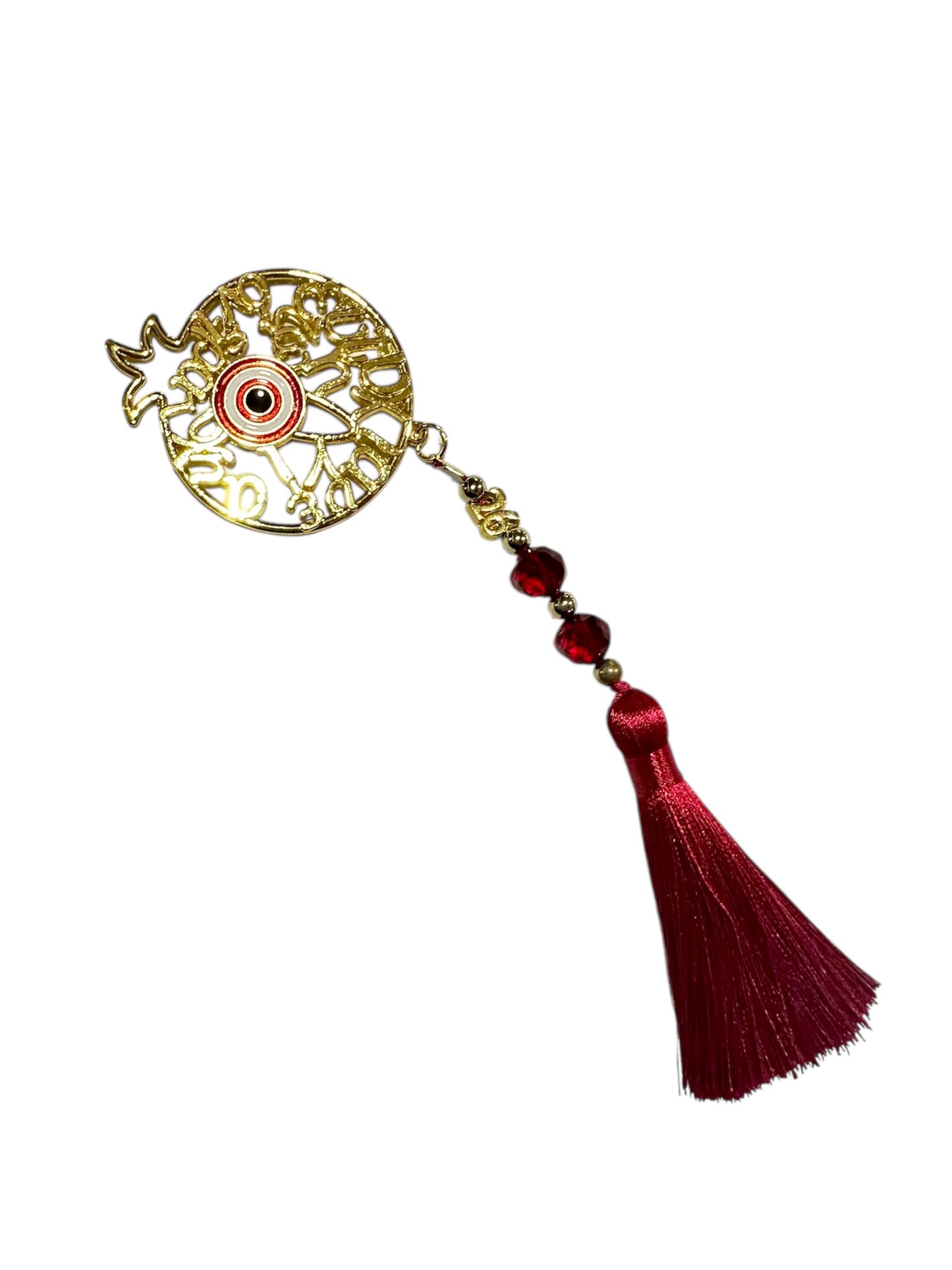 Γούρι κόκκινο ρόδι 21εκ.