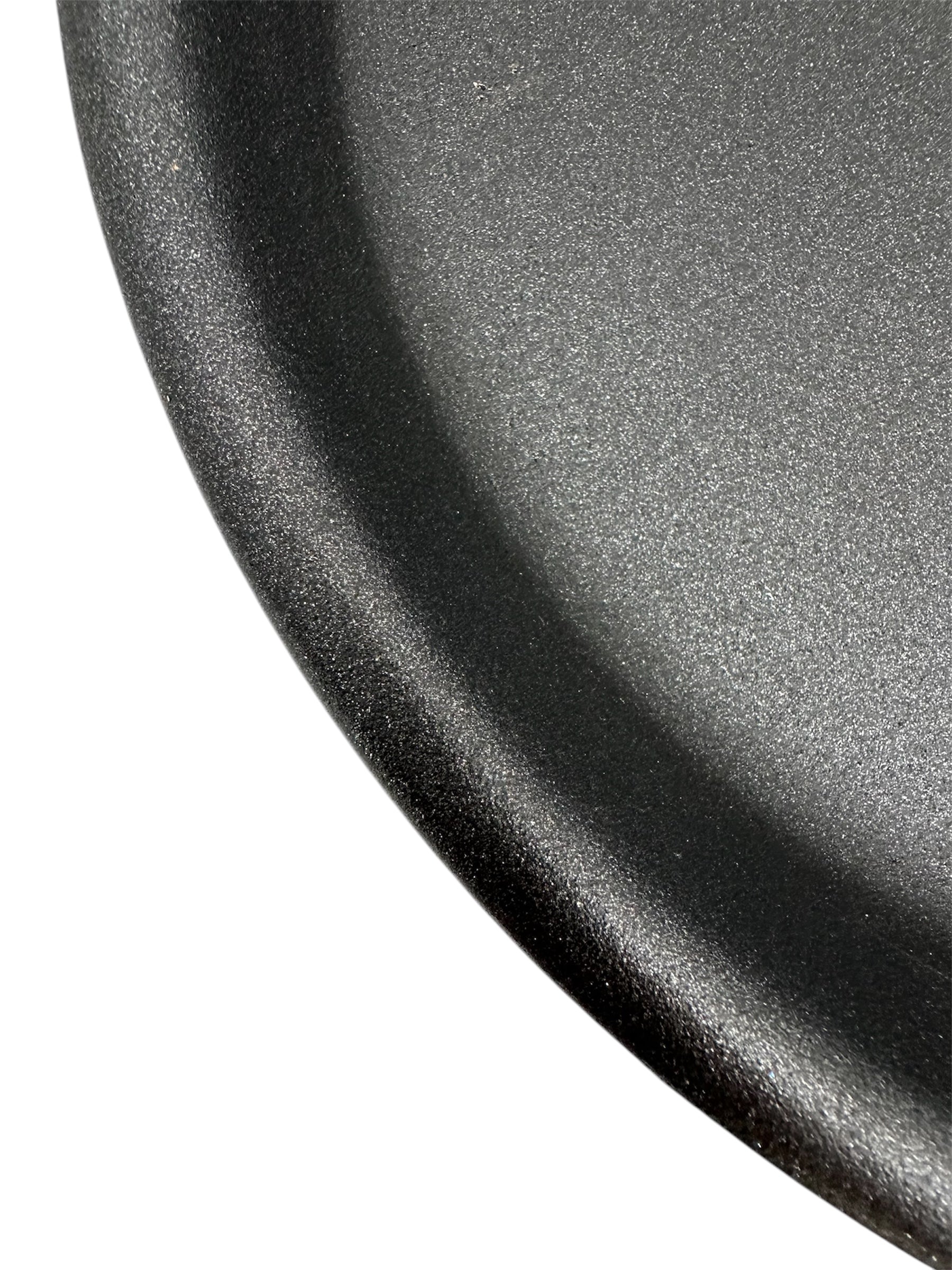 Ceramart Πήλινο Πιάτο μαύρο στρας