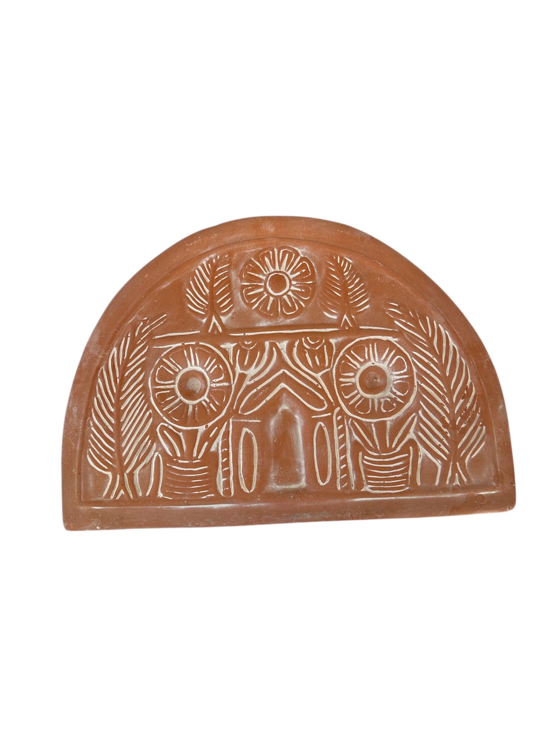 Κεραμική πλάκα τοίχου φυτά