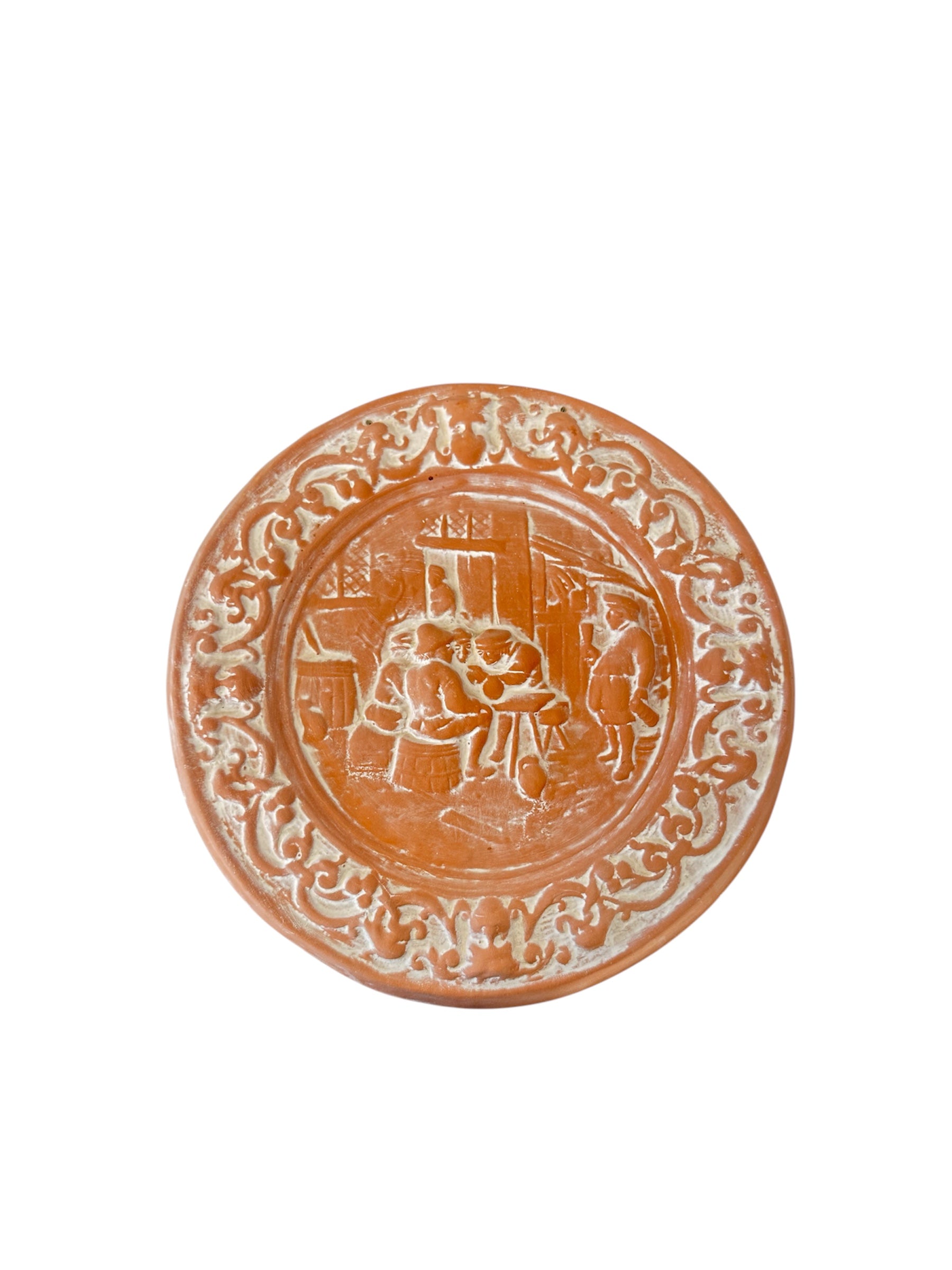 Κεραμικό τοίχου ροζέτα παράσταση