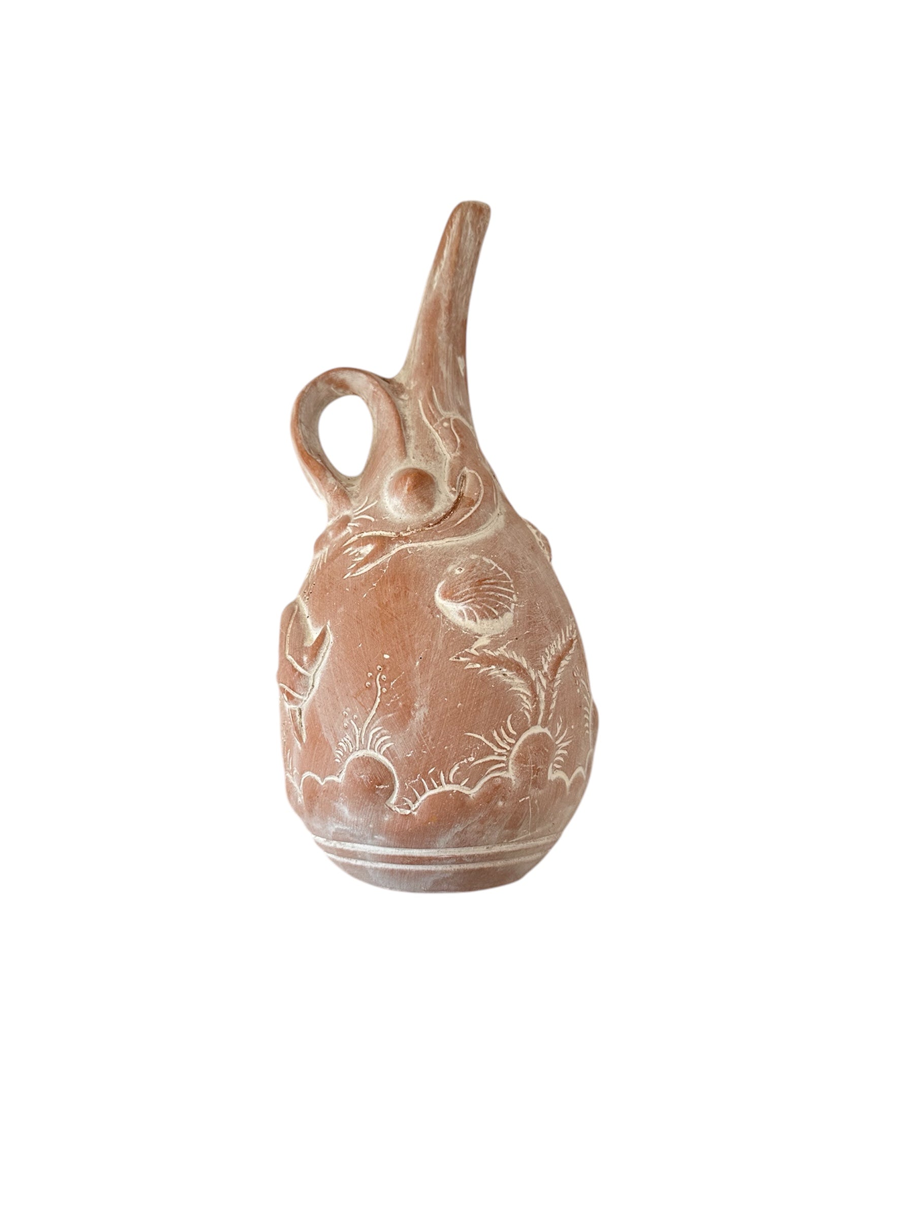 Κεραμικό τοίχου στάμνα βυθός αριστερό χερούλι μικρή