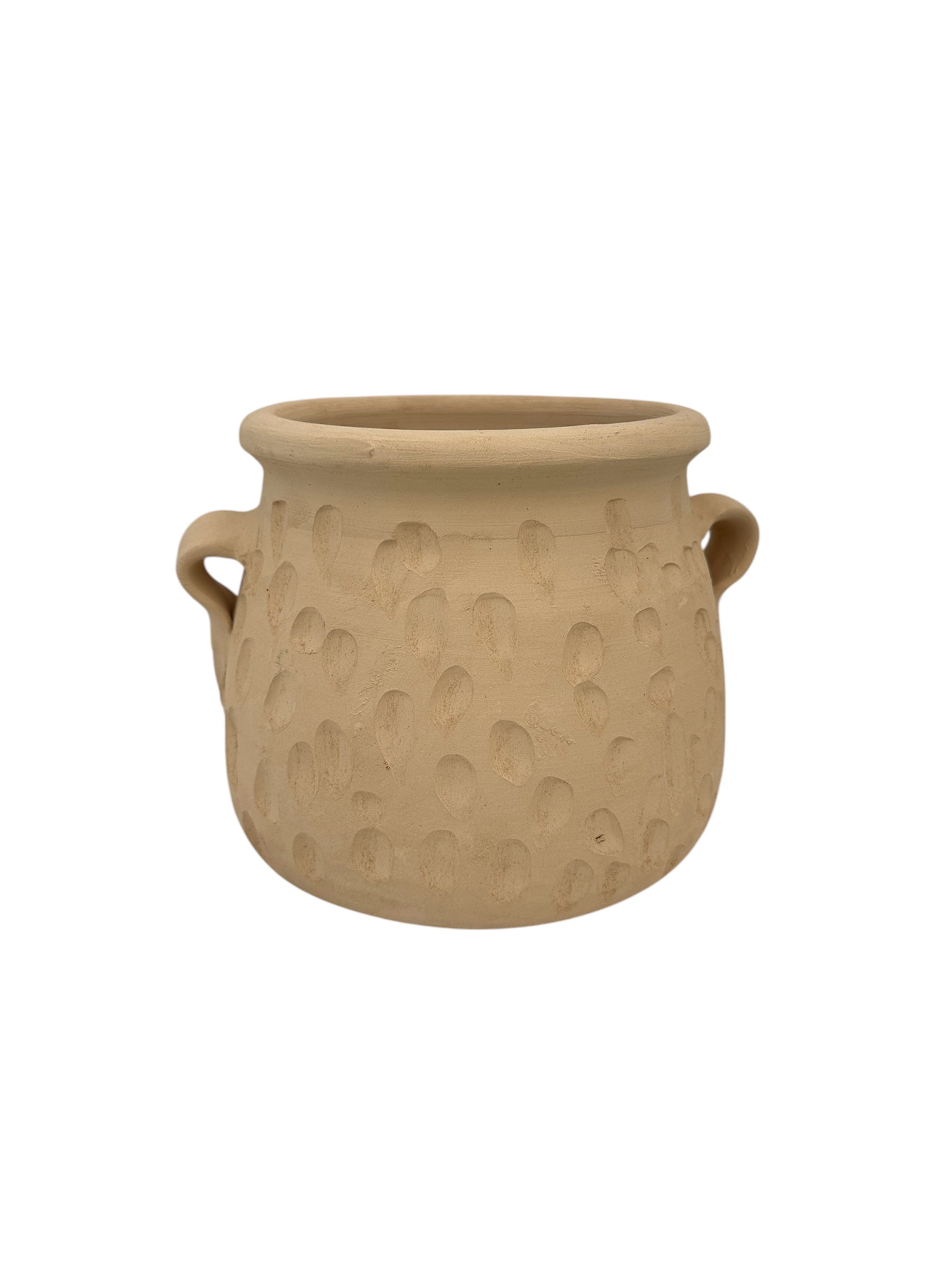 Κεραμική Γλάστρα καρδάρα terrabianca 24*17