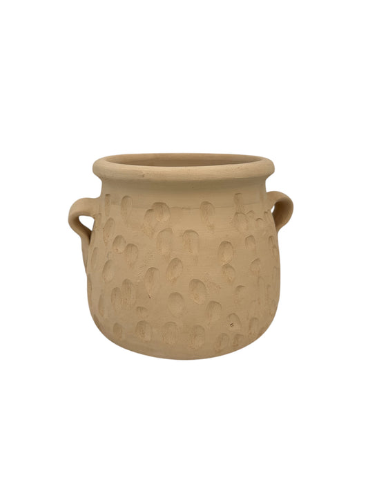 Κεραμική Γλάστρα καρδάρα terrabianca 24*17