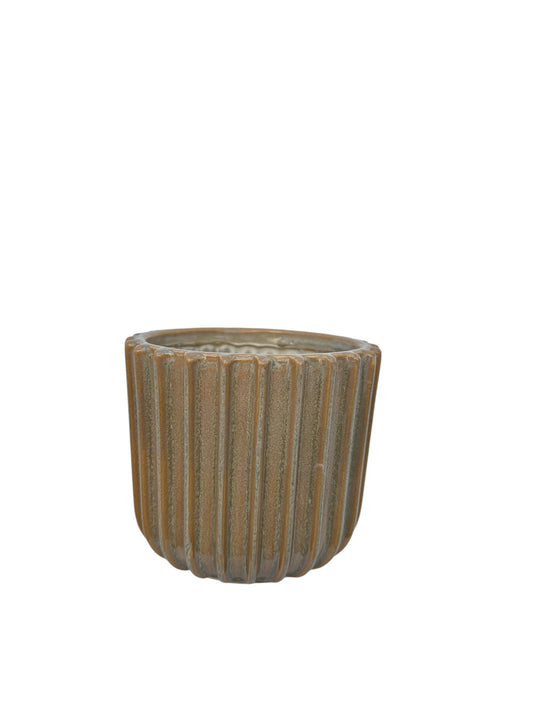 Κεραμικό κασπώ mica ριγέ 15*13