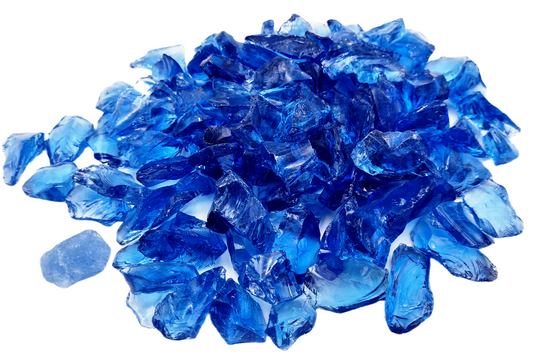 Γυαλί διακόσμησης 5-10χιλ. μπλε (Συσκ.0,410lt)