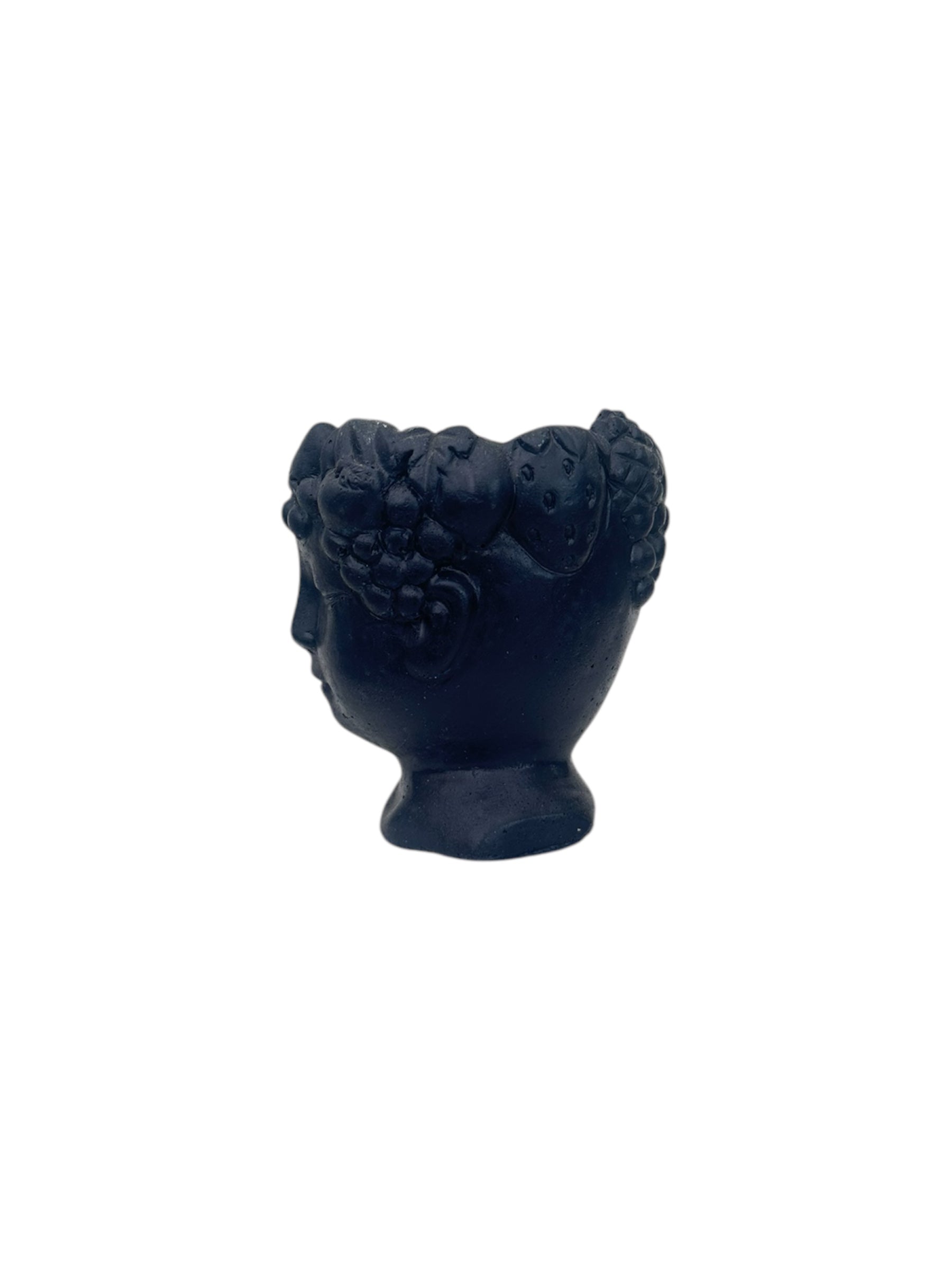 Τσιμεντένιο κασπώ mini πρόσωπο μπλε Φ8