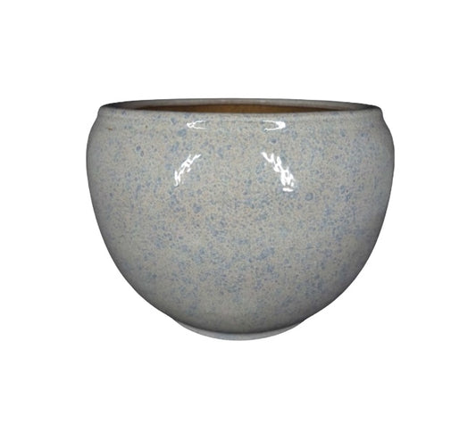 Κεραμική γλάστρα μπάλα μπεζ 40*32