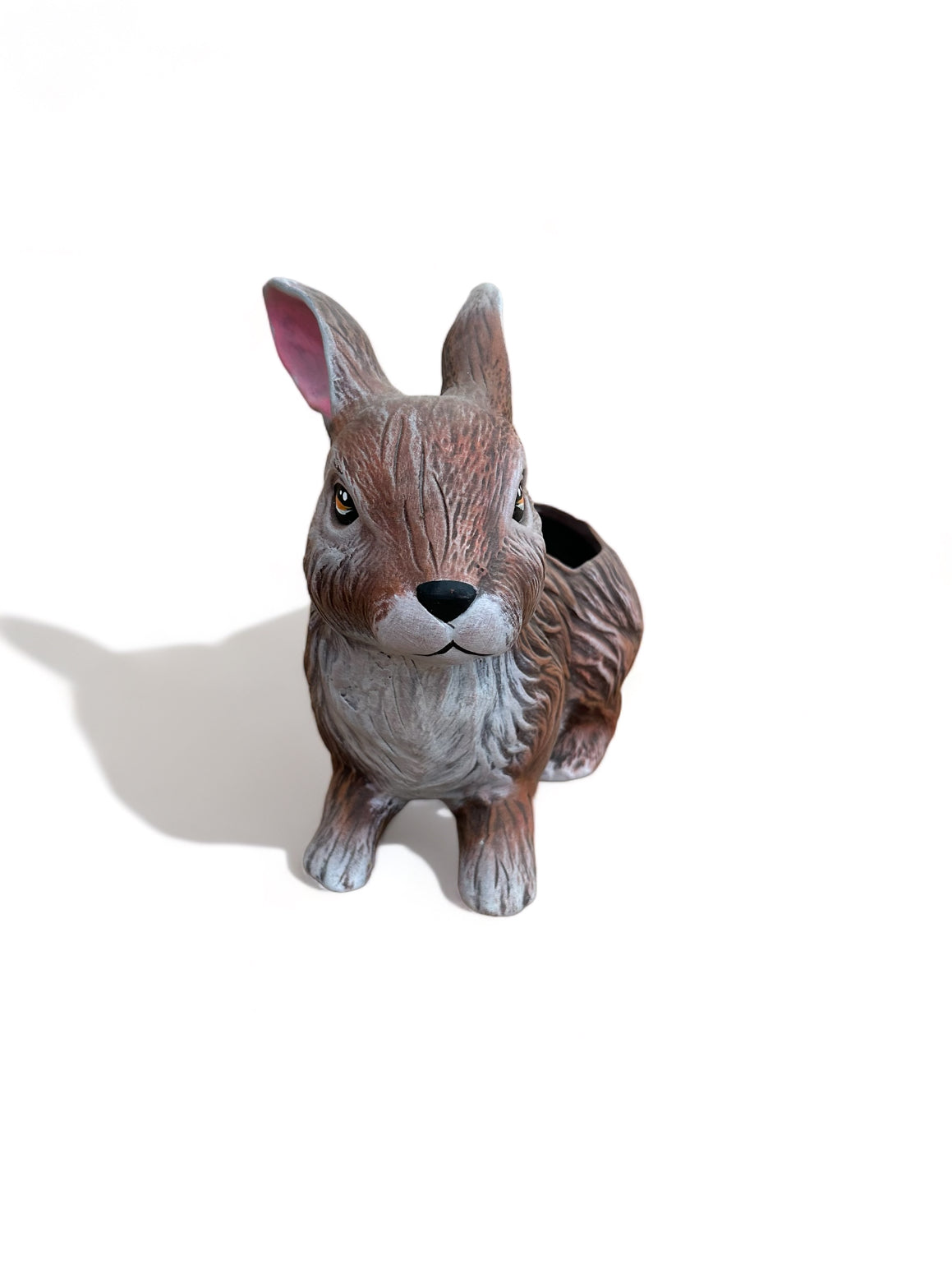 Κεραμικά ζωάκια κήπου καφέ λαγός 30*23 Φ10