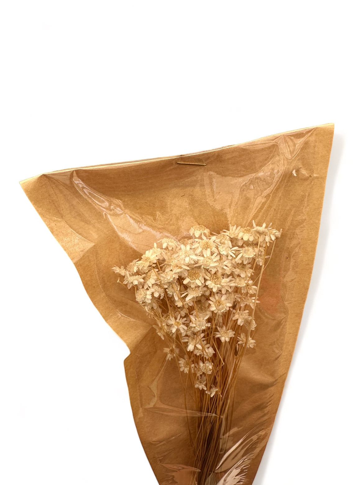 Glixia bleached αποξηραμένο μπουκέτο λευκό