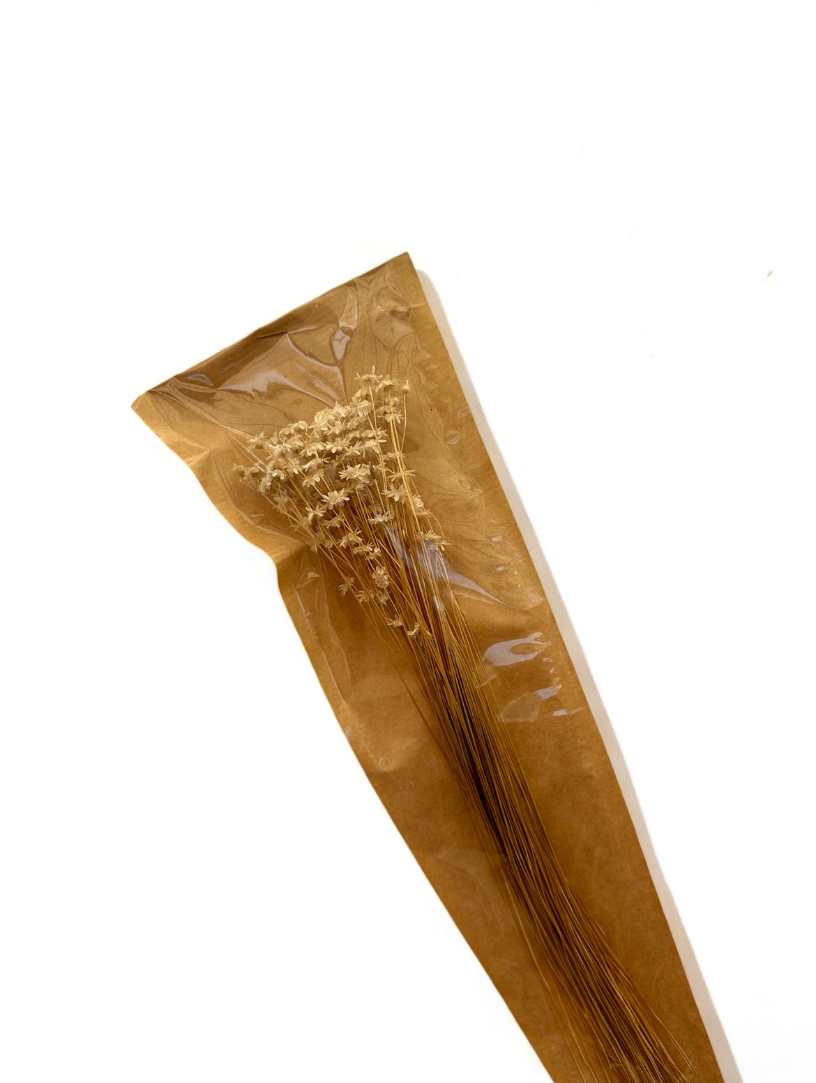 Glixia bleached αποξηραμένο μπουκέτο λευκό