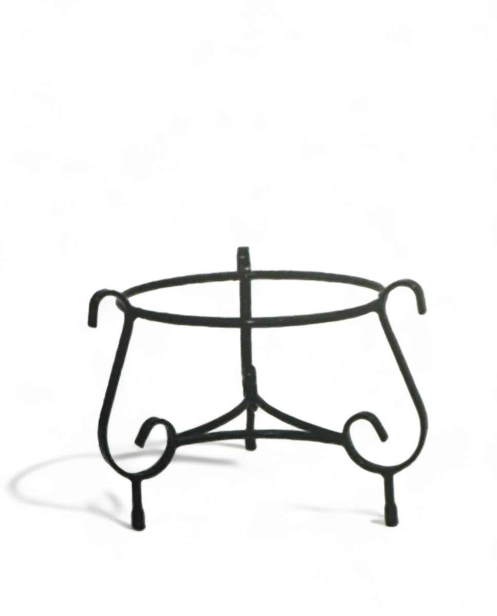 Βάση Μεταλλική στρογγυλή τρίποδη βαρέως τύπου μαύρη