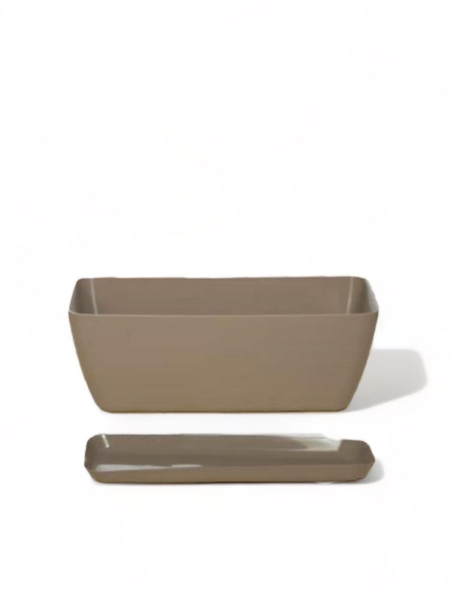 Miltoplast Πιάτο Ζαρντινιέρας πλαστικό Naxos καραμέλα