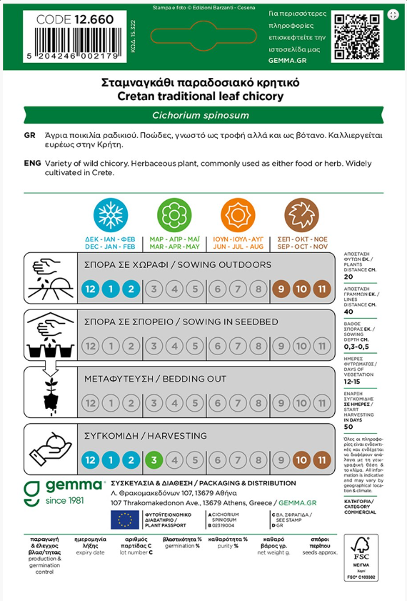 Σταμναγκάθι παραδοσιακό κρητικό 12660