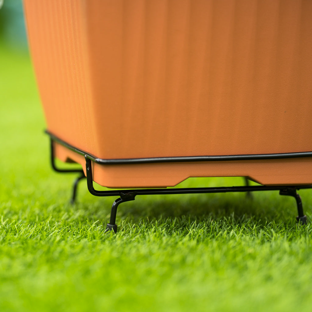 Μεταλλική βάση τετράγωνη καθιστή μαύρη TSN