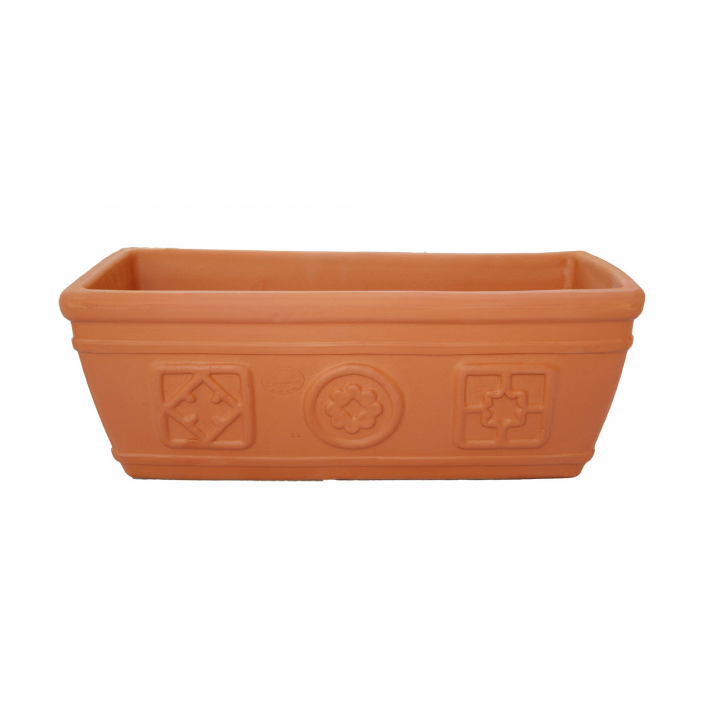 Ceramart Πήλινη Γλάστρα Ζαρντινιέρα ΡΕΑ 48*19*20