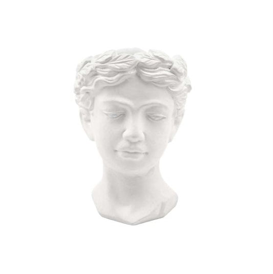 Τσιμεντένιο κασπώ προτομή Roman λευκό 16*21