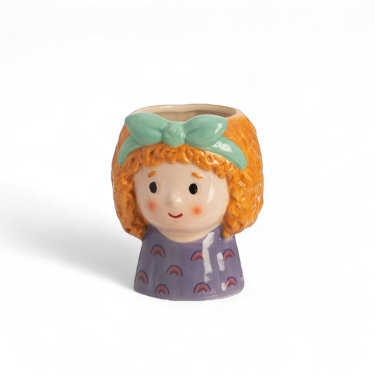 Κεραμικό κασπώ mini Rainbow Girl 7,5*10