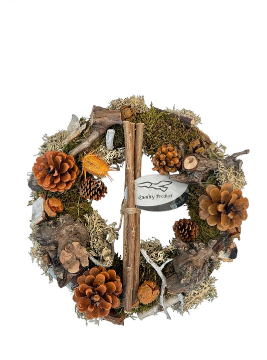 Χριστουγεννιάτικο στεφάνι 30εκ.