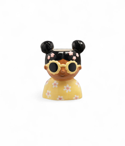 Κεραμικό κασπώ mini Flower Girl 8,7*6,6*10,2