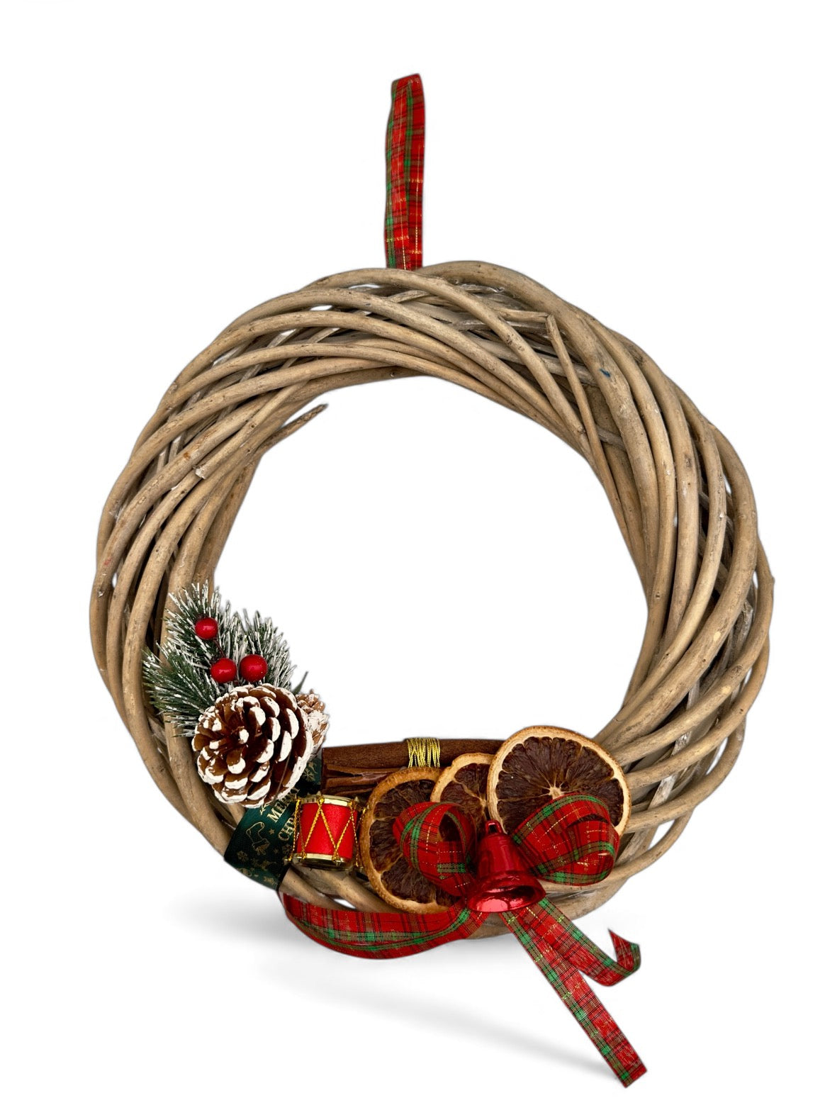 Χριστουγεννιάτικο στεφάνι 30εκ.