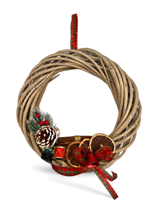 Χριστουγεννιάτικο στεφάνι 30εκ.