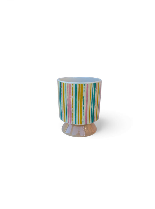 Κεραμικό κασπώ "Rainbow Stripes" 10,2*12,7