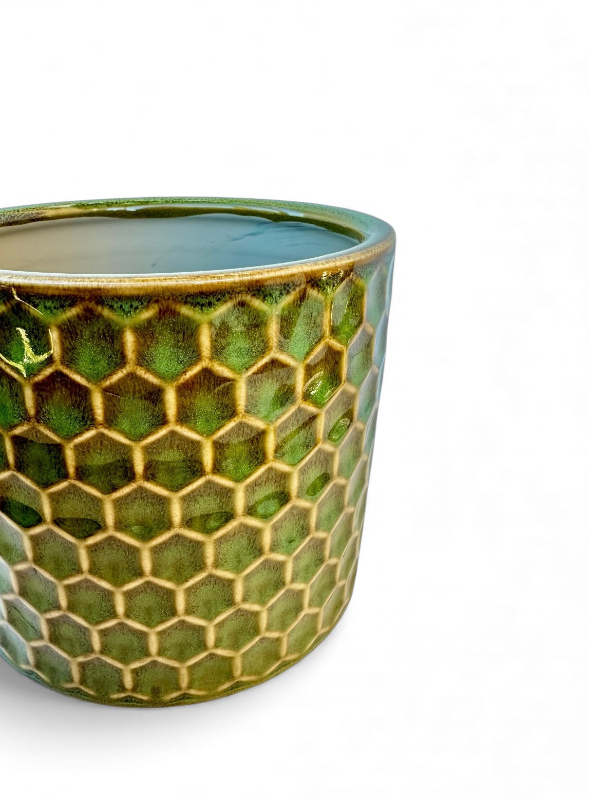 Κεραμικό Κασπώ Πράσινο "Carol" (Ø12.5cm)