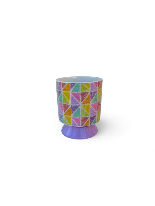 Κεραμικό κασπώ "Pastel Geometry" 10,2*12,7